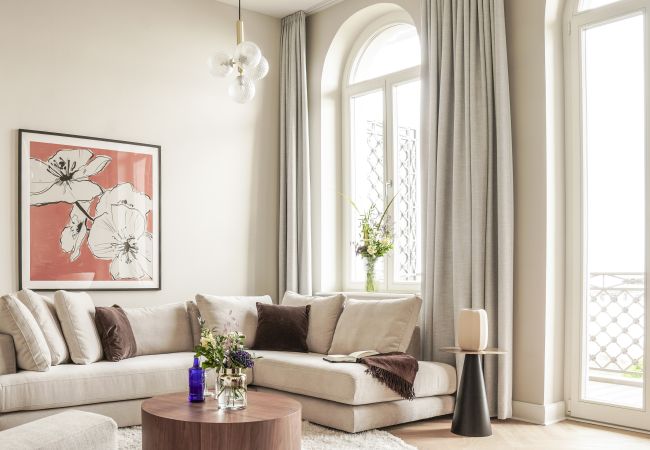 Ferienwohnung in Heringsdorf - Villa Seeblick - Suite Ciel & Mer mit Balkon