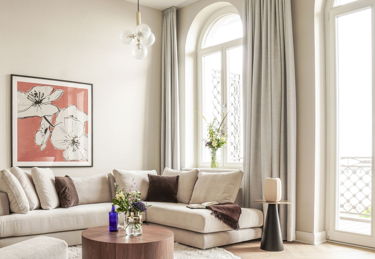 Ferienwohnung in Heringsdorf - Villa Seeblick - Suite Ciel & Mer mit Balkon