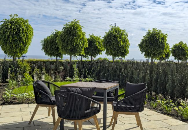 Ferienwohnung in Heringsdorf - Villa Seeblick - Suite Terre & Mer mit Terrasse